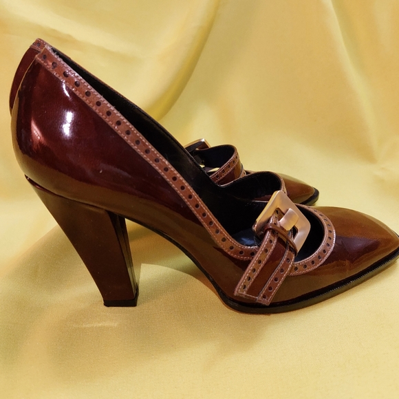 Real Patent Leather Women Shoes by Sacha London Spain Size 37 C - Picture 3 of 12